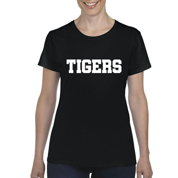 MmF - Women's T-Shirt Short Sleeve, up to Women Size 3XL - Tigers