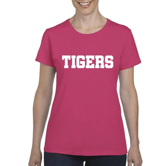 MmF - Women's T-Shirt Short Sleeve, up to Women Size 3XL - Tigers