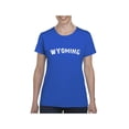 thumbnail image 1 of MmF - Women's T-Shirt Short Sleeve, up to Women Size 3XL - Wyoming, 1 of 5