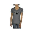 thumbnail image 1 of MmF - Women's T-Shirt V-Neck Short Sleeve, up to Women Size 3XL - Camp Half Blood Demigods, 1 of 5