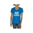 thumbnail image 1 of MmF - Women's T-Shirt V-Neck Short Sleeve, up to Women Size 3XL - Promoted to Grandma, 1 of 5