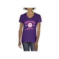 thumbnail image 1 of MmF - Women's T-Shirt V-Neck Short Sleeve, up to Women Size 3XL - Soccer Mom, 1 of 5