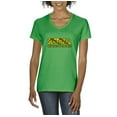 thumbnail image 1 of MmF - Women's T-Shirt V-Neck Short Sleeve, up to Women Size 3XL - Softball Play Hard or Go Home, 1 of 5