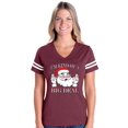 thumbnail image 1 of MmF - Womens Football Fine Jersey T-shirts - I'M KIND OF A BIG DEAL SANTA GIFT, 1 of 5