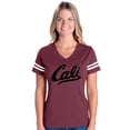 thumbnail image 1 of MmF - Womens Football Fine Jersey T-shirts, up to Size 3XL - California Cali, 1 of 5