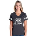 thumbnail image 1 of MmF - Womens Football Fine Jersey T-shirts, up to Size 3XL - Promoted to Grandma, 1 of 5