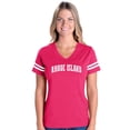 thumbnail image 1 of MmF - Womens Football Fine Jersey T-shirts, up to Size 3XL - Rhode Island, 1 of 5