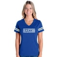 thumbnail image 1 of MmF - Womens Football Fine Jersey T-shirts, up to Size 3XL - Soccer Balls, 1 of 5