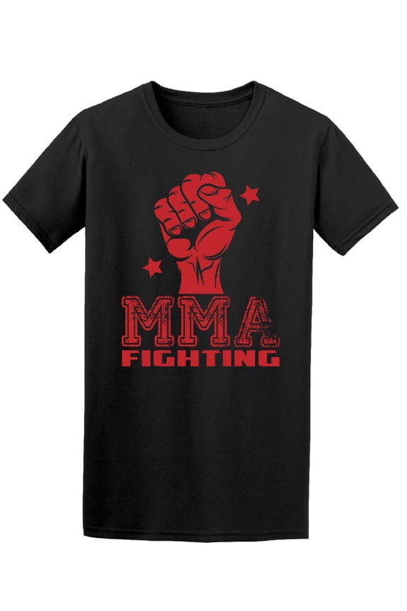 Mma Mixed Martian Arts Fighting T-Shirt Men -Image by Shutterstock, Male Large