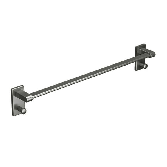 Mmeneyy 20 Inch Adhesive Towel Bar Aluminum Stick Towel Rack For Bathroom No Drilling Towel Holders With 2 Hooks 10ML