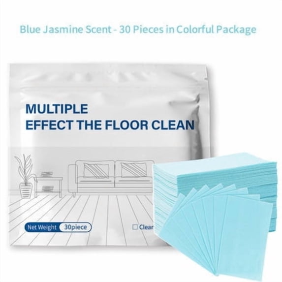 Mmeneyy 30 Pcs Multi-Effect Floor Cleaning Sheets Set, Multi-Surface Floor Deep Cleaner Tablets for Wood Mopping Luxury Vinyl Plank