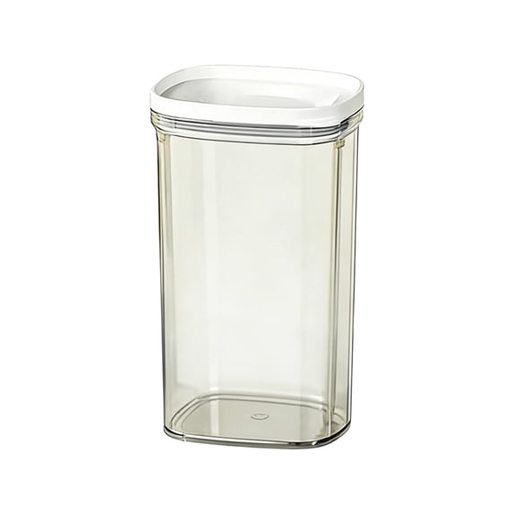 Mmeneyy Airtight Food Storage Container with Lid, Clear BPA-Free Plastic Kitchen Canisters for Dry Food, Flour and Sugar