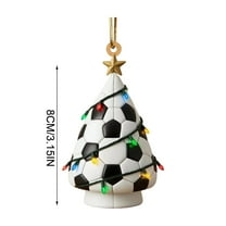 Mmeneyy Ball Christmas Tree Shaped Ornaments Funny Ball