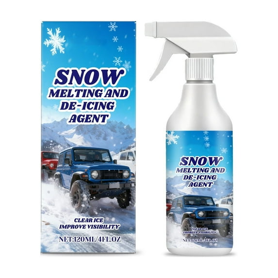 Mmeneyy Car Snow And Ice Removal Spray 120ml