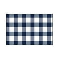 thumbnail image 1 of Mmeneyy Christmas Fall Outdoor Rug Orange Plaid Outdoor Rug Hand-Woven Check Rug Layered Doormats For Front Door/Front Porch/Farmhouses/Entryway/Patio, 1 of 7