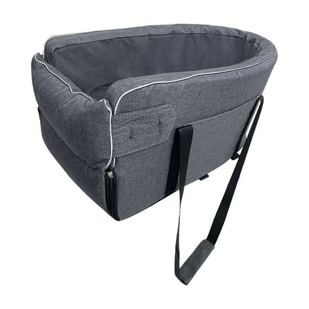 Mmeneyy Dog Car Seat for Small Dogs Console Dog Booster Seat Detachable Washable Center Console Interactive Pet Car Seats Armrest Booster Seat for Puppy Cats Pets