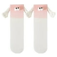 thumbnail image 1 of Mmeneyy Funny Holding Hands Socks 2 Pairs Crazy Magnetic Men Women Couple Socks Silly Sock Birthday Gifts for Teens, Friends, 1 of 7