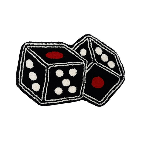 Mmeneyy Game Dice Mat Bathroom Absorbent Non-slip Mat Home Living Room Carpet Bedroom Bedside Blanket