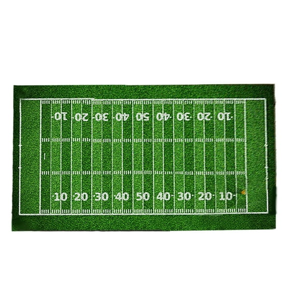 Mmeneyy Indoor/Outdoor Area Soft Rug Football Field On Grass Floor Rugs Table Chair Mats Home Living Room Coffee Table Non-Slip Carpet Home Decoration Gifts