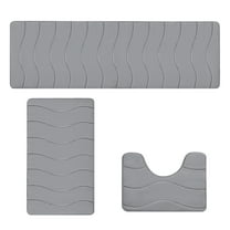 Mmeneyy Kitchen Mats for Floor,Set of 3 Kitchen Rugs,Non Slip Anti Fatigue Mats for Floor,Waterproof Kitchen Sink Mat,Cushioned Standing and Comfort Mats for Office,120cm