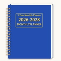 Mmeneyy Monthly Planner 2026-2028, 2026 Calendar 24 Months Planner, Jan 2026 - Dec 2028, 8.6" x 11", Academic Calendar Hard PVC Cover with Spiral Bound, Perfect for School & Office for Women & Men