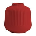 thumbnail image 1 of Mmeneyy Nordic Faux Ceramic Vase, Narrow Opening Ribbed Plastic Flower Vase for Dry and Wet Flower Decoration, 1 of 6