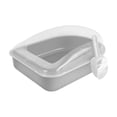 thumbnail image 1 of Mmeneyy Open Cat Litter Box, Anti-Splashing Removable High Side Cats Litter Pan Box with Litter Sifting Scoop, Easy to Clean Kitten Toilet, 1 of 6