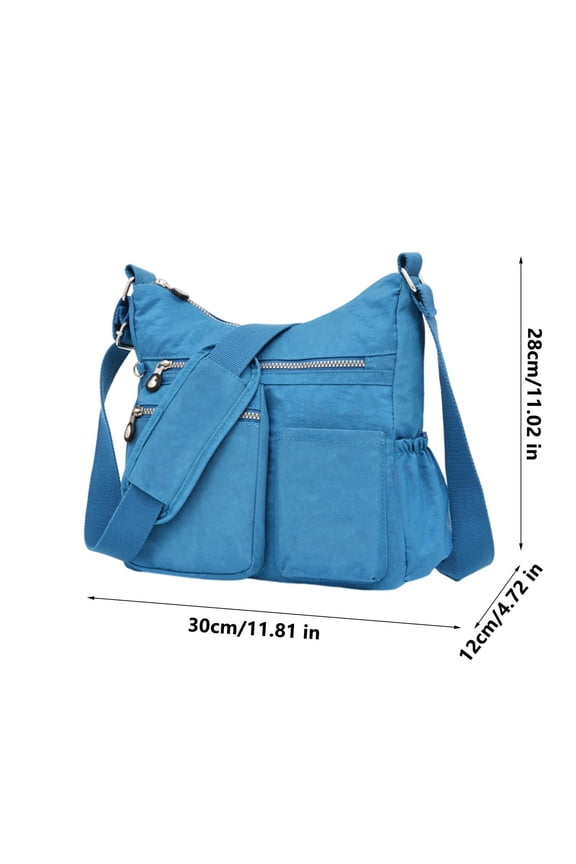 Oxford Cloth Crossbody Bag for Women with Anti theft RFID Pocket, Waterproof Shoulder Bag Travel Purses and Handbag