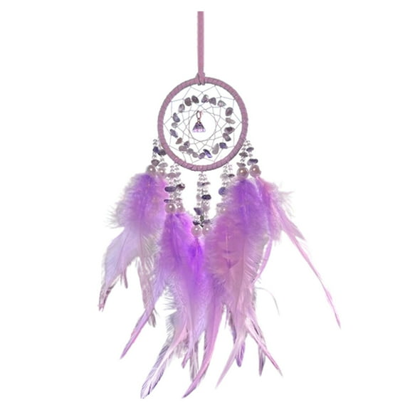 Mmeneyy Small Blue Dream Catchers Wall Decor Handmade Feathers Native Mini Dreamcatchers Home Decoration Ornament for Car Bedroom Birthday Party