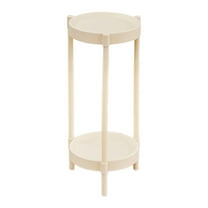 Mmeneyy Small Tea Table Iron Sofa Side Table High Strength Plastic Small Corner Table Modern Concise Living Room Bedroom Small Round Table