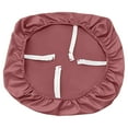 thumbnail image 1 of Mmeneyy Stretch Chair Covers, Waterproof Faux Leather Solid Chair Slipcover Seat Pads Cover for Kitchen Dining Room, 1 of 7