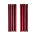 thumbnail image 1 of Mmeneyy Velvet Curtains Thermal Insulated Curtains Long Drapes For Bedroom Living Room Darkening Noise Reducing Soft Window Treatments Grommet Curtains, 1 of 6