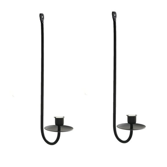 MmeneyyMetal Wall Candle Sconce Holder Set of 2 Wall Mount Candle Holders Modern Wall Candle Sconces Hanging for Living Room Farmhouse Fireplace Wedding
