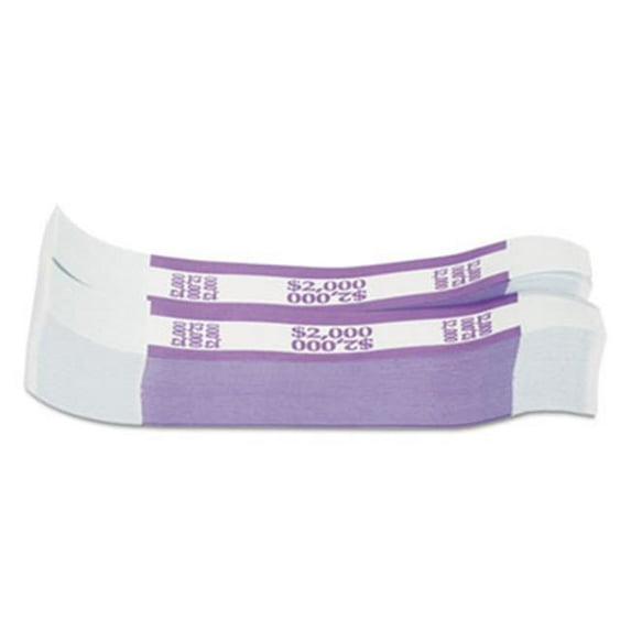 Mmf Industries 402000 Currency Straps, Dollar Bills, Violet