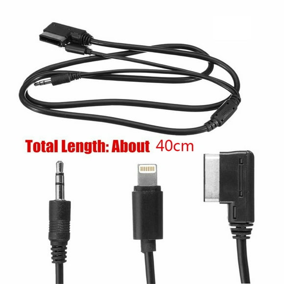Mmi Music Interface Aux Cable Cord 8 Pin Charging For Ipod Iphone Mercedes-Benz