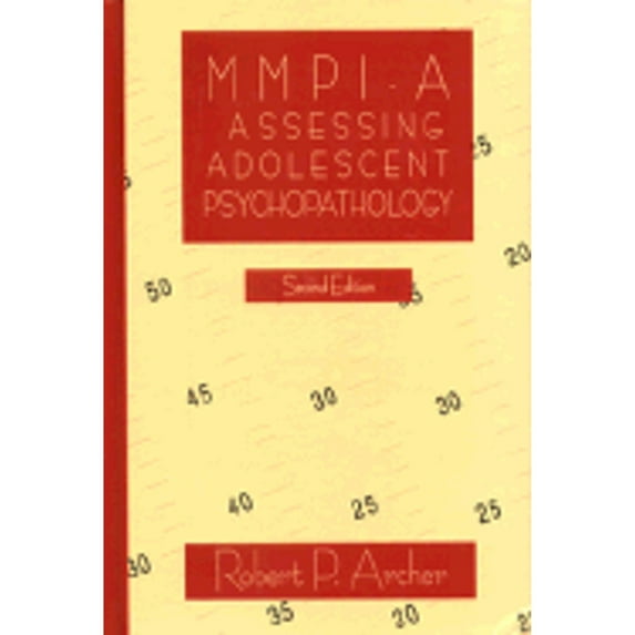 Pre-Owned Mmpi-A: Assessing Adolescent Psychopathology (Hardcover) 0805823433 9780805823431