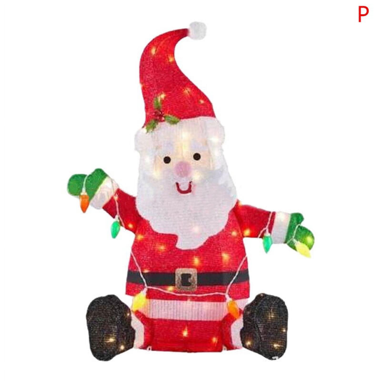 Mmucco Christmas Decorations Outside LightUp Animals,Dog,Deer,Santa