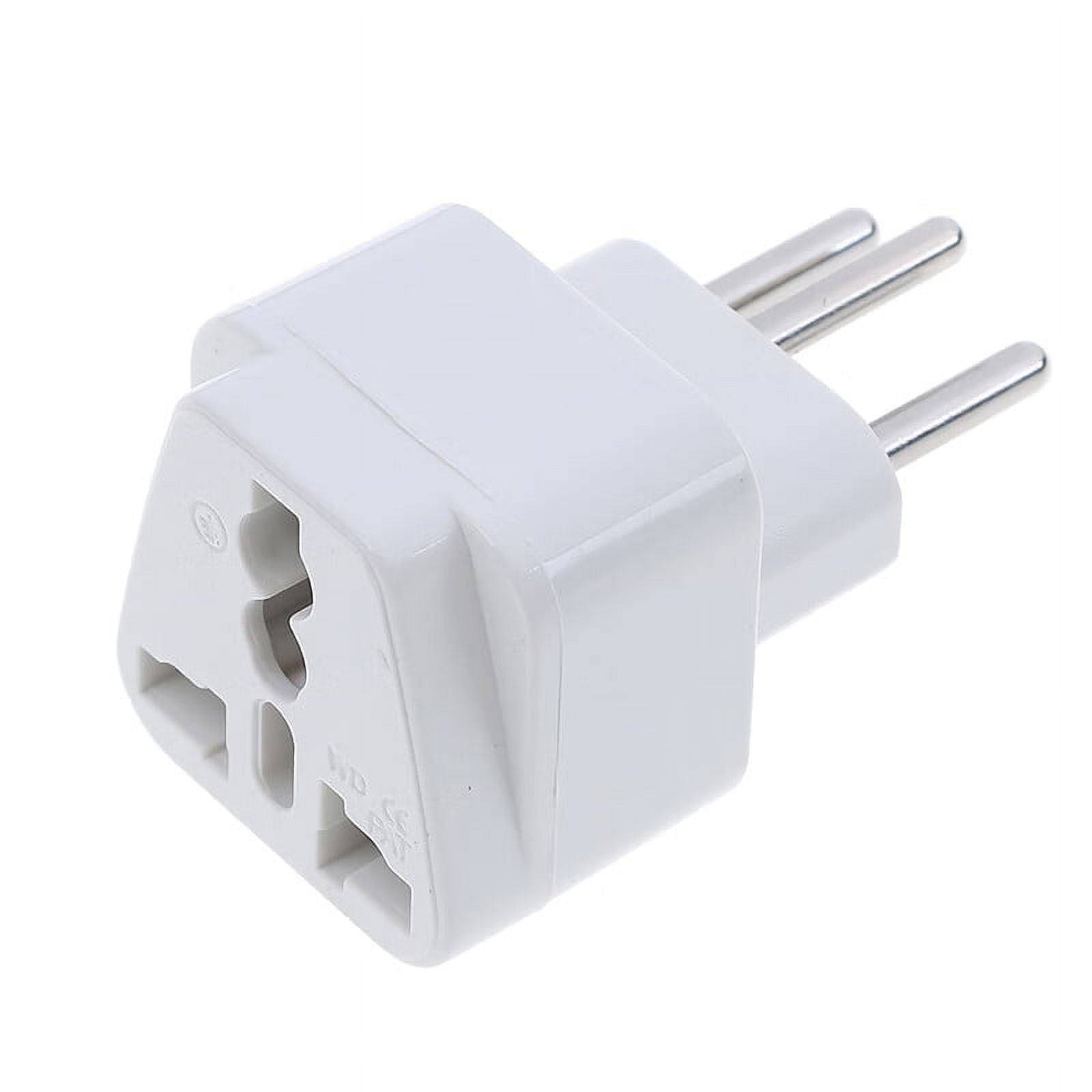 Mmucco Universal UK/US/EU To Switzerland Swiss Ac Power Plug Travel