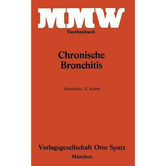 Mmw Taschenbuch Chronische Bronchitis, (Paperback)