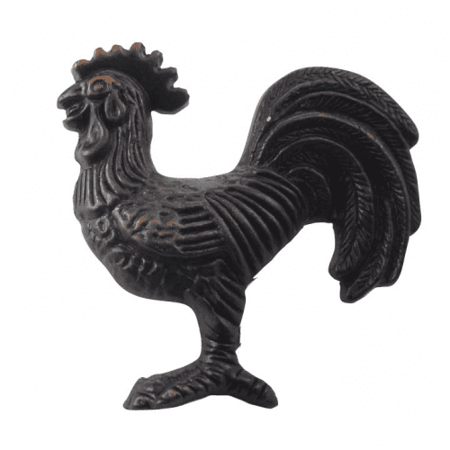 Mng Hardware MG-10913 Rooster Cabinet Knob/Pull, Face Left, Oil Rubbed Bronze