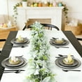 thumbnail image 1 of Mnhhatv 1.8 Meter Simulated Bunny Ear Leaf Eucalypts Vines, Artificial Garland for Stair Railing Mantel Table, Festive Easter Decoration for Home Party Event and Seasonal Display, 1 of 8
