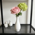 thumbnail image 1 of Mnhhatv Compact White Plastic Vase, 5.51x4.92 In, Lightweight Decorative Bottle For Dried Flowers Pampas, Home Office Shelf Coffee Table Accent, Safe For Busy Households And Families, 1 of 6