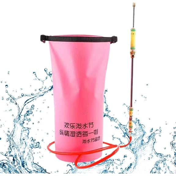 Mnhhatv Large Water Squirter Backpack - Continuous Spraying Water Soaker with Large Capacity Tank, Ideal for Outdoor Pool Games, Beach, Yard Play, or Family Events for Endless Fun