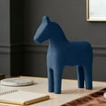 thumbnail image 1 of Mnhhatv Large Wooden Horse Sculpture Home Decor for Living Room TV Cabinet Tea Table Display Minimalist Modern Style with Smooth Lines and Calm Colors for Shelf Table Office Accent and Art Collection, 1 of 6