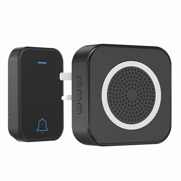 Mnhhatv Long‑Range Wireless Doorbell With LED Flash, 1000‑Foot Signal, Multiple Chimes, No‑Wiring Install, Weatherproof Casing, For Hearing Impaired, Indoor Plug Receiver, Outdoor Button
