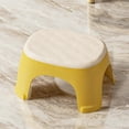 thumbnail image 1 of Mnhhatv Stackable Plastic Mini Stool With Skidproof Pads, Reinforced Build, Wide Comfortable Seat, Space‑Saving Storage, Versatile For Shoe Changing Bathroom Living Room, Gray Orange Yellow, 1 of 6