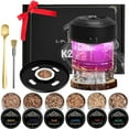 thumbnail image 1 of Mnhhatv Whiskey Smoker Kit with 6 Wood Chips - Cocktail Smoker for Whiskey, Meats & Coffee, USB Rechargeable, Includes Pear, Hickory & Beech Chips, Ideal for Home Bars, Parties & Special Occasions, 1 of 9