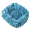 thumbnail image 1 of Mnjin Small Calming Dog Bed with Anti-Slip Bottom, Blue, 1 of 9