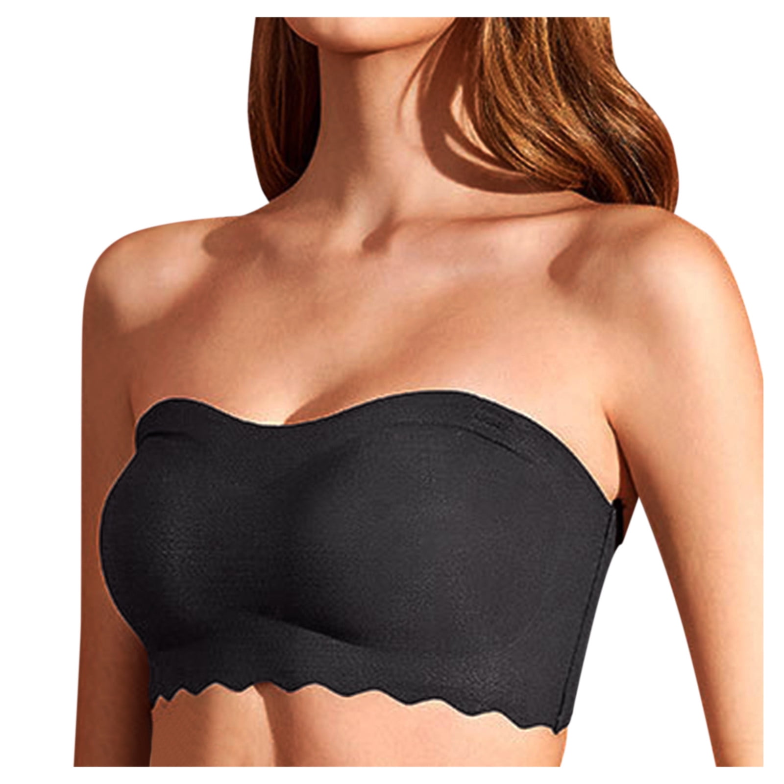 black tube bralette
