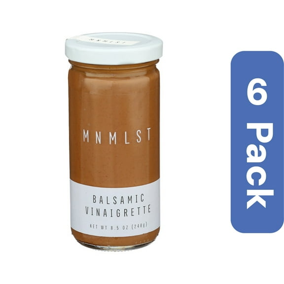 Mnmlst Balsamic Vinaigrette 8.5 oz (Pack of 6)